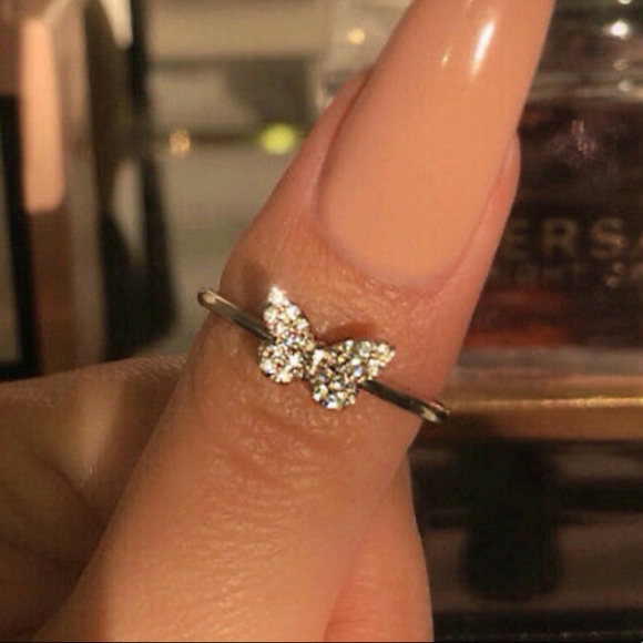 NEW 925 sterling silver cute butterfly Ring - Picture 2 of 4